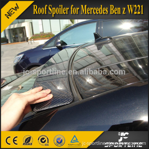 S CLASS W221 Carbon Fiber Roof Spoiler for Mercedes Ben z